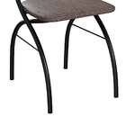 Conjunto Com 2 Cadeiras Dubbo Marrom E Preto