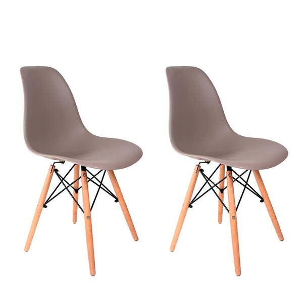 Conjunto Com 2 Cadeiras Eames