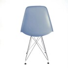 Conjunto Com 2 Cadeiras Eames Azul - Base Eiffel Cromadaâ 