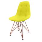 Conjunto Com 2 Cadeiras Eames Botonê Eiffel Amarela Empório T