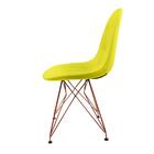Conjunto Com 2 Cadeiras Eames Botonê Eiffel Amarela Empório T