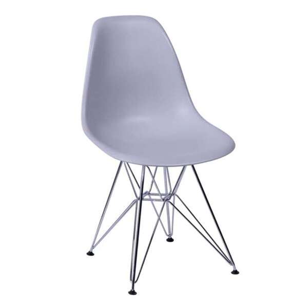 Conjunto Com 2 Cadeiras Eames Cinza