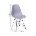 Conjunto Com 2 Cadeiras Eames Cinza