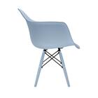 Conjunto Com 2 Cadeiras Eames Com Braço Azul Claro Empório Ti