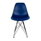 Conjunto Com 2 Cadeiras Eames Eiffel Azul Bic Empório  Base P