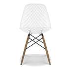 Conjunto Com 2 Cadeiras Eames Maglia Transparente
