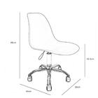 Conjunto Com 2 Cadeiras Eames Office Branca Empório  Base Pre