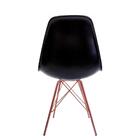 Conjunto Com 2 Cadeiras Eames Tower Preta Empório  Base Cobre