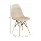 Conjunto Com 2 Cadeiras Eiffel Nude