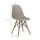 Conjunto Com 2 Cadeiras Eloa Nude