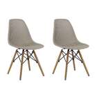 Conjunto Com 2 Cadeiras Eloa Nude