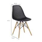 Conjunto Com 2 Cadeiras Eloa Preto