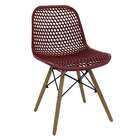 Conjunto Com 2 Cadeiras Eloisa Carmin