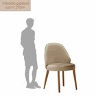 Conjunto Com 2 Cadeiras Em Madeira Ester Milano / Imbuia Natu