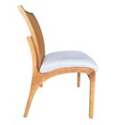 Conjunto Com 2 Cadeiras Em Madeira Maciça Com Encosto Em Tela