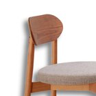 Conjunto Com 2 Cadeiras Em Madeira Maciça Hope Brisa / Imbuia