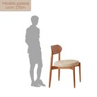 Conjunto Com 2 Cadeiras Em Madeira Maciça Hope Off White / Im