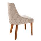 Conjunto Com 2 Cadeiras Esmeralda Bege E Imbuia