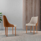 Conjunto Com 2 Cadeiras Esmeralda Em Madeira Maciça Para Sala