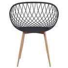 Conjunto Com 2 Cadeiras Estelar Preto