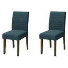 Conjunto Com 2 Cadeiras Estofada Sala De Jantar Onix Creta Ce