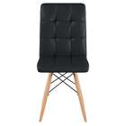 Conjunto Com 2 Cadeiras Faryl Eiffel Preto