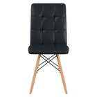 Conjunto Com 2 Cadeiras Fion Eiffel Preto