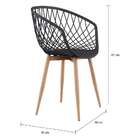 Conjunto Com 2 Cadeiras Galáxia Preto