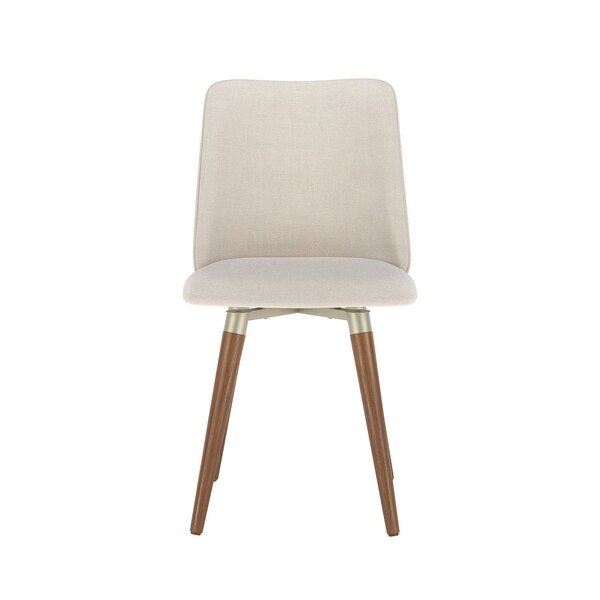 Conjunto Com 2 Cadeiras Giratórias Madeira Natural Dakota - C