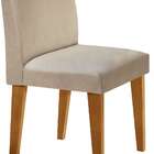 Conjunto Com 2 Cadeiras Grécia I Linho Turim Bege E Imbuia