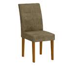 Conjunto Com 2 Cadeiras Grecia Suede Animalle Imbuia E Chocol