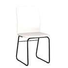 Conjunto Com 2 Cadeiras Hawke Branco E Preto