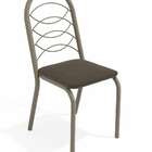 Conjunto Com 2 Cadeiras Holanda Nickel E Marrom