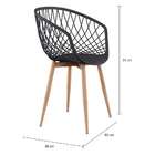 Conjunto Com 2 Cadeiras Infinito Preto