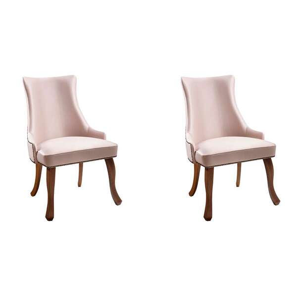 Conjunto Com 2 Cadeiras Leonardo Da Vinci Iii Liso Cetim Pero