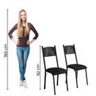 Conjunto Com 2 Cadeiras Liz Artefamol