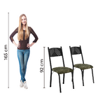 Conjunto Com 2 Cadeiras Liz Artefamol