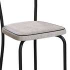 Conjunto Com 2 Cadeiras Mackay Palha E Preto