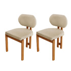 Conjunto Com 2 Cadeiras Madeira Nala