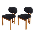 Conjunto Com 2 Cadeiras Madeira Nala