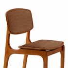 Conjunto Com 2 Cadeiras Malta Em Madeira Maciça Para Sala De