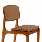 Conjunto Com 2 Cadeiras Malta Em Madeira Maciça Para Sala De