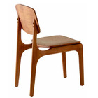 Conjunto Com 2 Cadeiras Malta Em Madeira Maciça Para Sala De