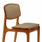 Conjunto Com 2 Cadeiras Malta Em Madeira Maciça Para Sala De