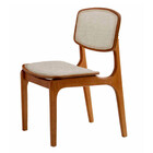 Conjunto Com 2 Cadeiras Malta Em Madeira Maciça Para Sala De