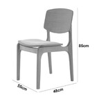 Conjunto Com 2 Cadeiras Malta Gold Em Madeira Maciça Para Sal