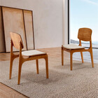 Conjunto Com 2 Cadeiras Malta Gold Em Madeira Maciça Para Sal