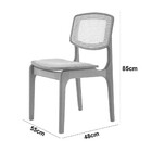 Conjunto Com 2 Cadeiras Malta Premium Em Madeira Maciça Para