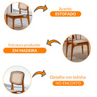 Conjunto Com 2 Cadeiras Malta Premium Em Madeira Maciça Para