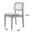 Conjunto Com 2 Cadeiras Malta Premium Em Madeira Maciça Para